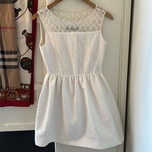 Zara White Mini Party Dress